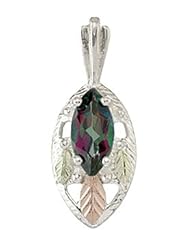Black Hills Gold Sterling Silver Mystic Fire Pendant
