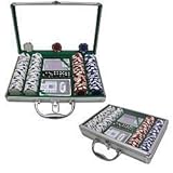 200 11.5G Holdem Poker Chip Set w/Clear Cover Aluminum Case
