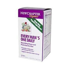 New Chapter, Organics, Every Man's One Daily, 90 Tablets