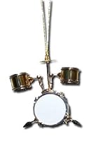 Miniature Drum Set Christmas Ornament 2.5" x 3"
