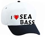 I Love sea bass White Cap