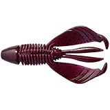 Dynamic Lures Ten Craw Soft Plastic Fishing Lures | 3.50 Inch Crawfish Profile | Freshwater or Saltwater Applications | Count 6 Softbaits Per Bag |