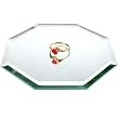 Octagon Mirror Display Jewelry Showcase Counter 4"