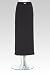 Triacetate Crepe Contour Waist Long Skirt Lined