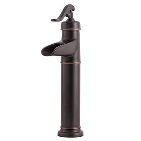 Price Pfister 040-YP0Y Ashfield Vessel Faucet, Tuscan Bronze