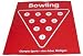 Floor Pin Placement Pad - With Pin Set Numbers - Sports Games