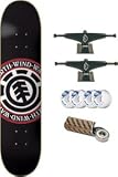 Element Elemental Seal Black Skateboard - 7.87 Thriftwood w/Mini Logos