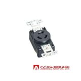 アメリカン電機 埋込コンセント 引掛形 (15A/接地形 2P/250V) 黒色 3120