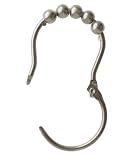 Maytex Glide Shower Curtain Rings, Chrome