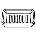 Holmz-Selfix 22330201.36 Plastic Counter Soap Dish