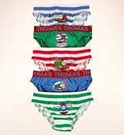 5 Pack Younger Boys Pure Cotton Thomas FriendsÃ‚Â© Slips
