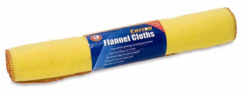 Viking Cotton Flannel Polishing Cloths - 3 Pack