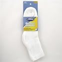 Diabetes & Circulatory Health Socks 3 Pack (Ankle) (Large (Womens 8-12 & Mens 7-12), White)