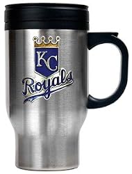 Kansas City Royals Stainless Steel Travel Mug - Baseball Sports Merchandise