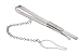 Sterling silver tie slide with banded accent