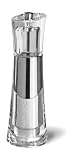 Cole & Mason Precision Bobbi 185 mm Acrylic Salt Mill with Chrome Banding