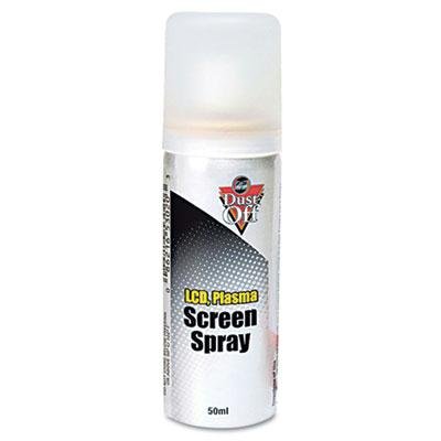 New Dust-Off Plasma/LCD Cleaner 50 Ml Non-Aerosol Spray Easily Wipes Off With Screen Shammy