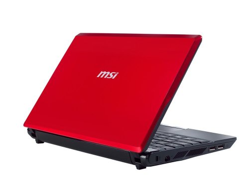 MSI Wind U123-002US 10.2-Inch Red Netbook – 6 Cell Battery