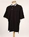 Premium Quality Men's Cotton Blend Teammate Sport Golf Shirt With Pocket - Black/Ivor...