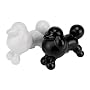 Present Time Salt & pepper set Poodle ceramic black & white
