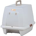 アイリスオーヤマ 砂落としマット付脱臭ネコトイレ SN-520（小） かすみベージュ