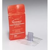 CPR faceshield w/ 1-3/4 in. ventilation tube- tamper proof pouch- 1 ea.