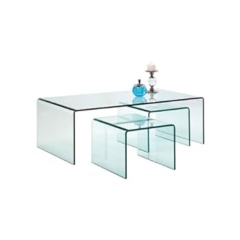 Kare design - Table basse clear club 3/set