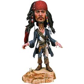 Pirates of The Caribbean Dead Mans Chest: Captain Jack Sparrow Headknocker