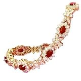 14K Ruby & Diamond Dynasty Bracelet