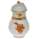 5" Sugar Shaker - Herend Chinese Bouquet Rust