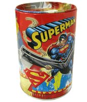 DC comic Superman Toy Bank - Tin Coin Bank