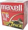 MAXELL UR-90 Blank Audio Cassette Tape (7 pack)