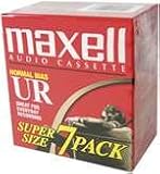MAXELL UR-90 Blank Audio Cassette Tape (7 pack)