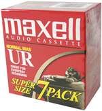 MAXELL UR-90 Blank Audio Cassette Tape (7 pack)