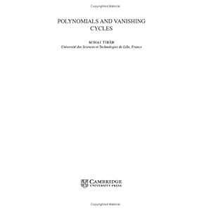 【クリックで詳細表示】Polynomials and Vanishing Cycles (Cambridge Tracts in Mathematics) [ハードカバー]