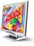CTX S962G 19 LCD Monitor with Speakers (Silver/Black)