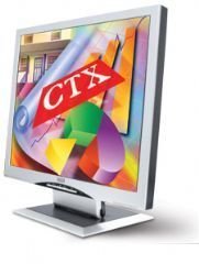 CTX S962G 19 LCD Monitor with Speakers (Silver/Black)