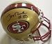 Jerry Rice Autographed San Francisco 49ers Authentic Mini Football Helmet