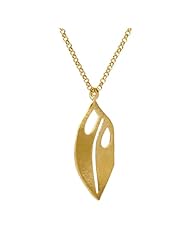 Marie Todd Modern Leaf 18K Gold Vermeil Small Necklace