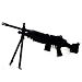 Softair Gewehr mit Dreibein und Kugeln 93cm lang