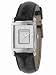 Armani silver dial classic black strap watchAR0434