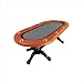 Elite 94" Sunken Playing Surface Poker Table in Blue