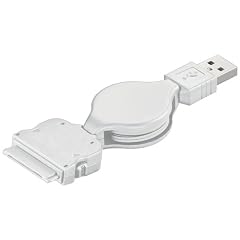 Wentronic USB Datenkabel (ausziehbar) f�r Apple iPad/iPod/iPhone 3G/iPhone 3Gs/iPhone 4 wei�