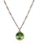 Necklace - N456 - Genuine Swarovski (tm) Crystal Stone - Rivoli Style on Copper Chain ~ Vitral