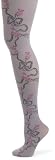 Jessica Simpson Womens Angelic Scroll Tights, Frost Gray, Small/Medium