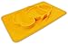 New and Improved Fun and Meal Baby Placemat. Non-Slip One-Piece Silicone plate (Gold)