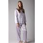 Women's Classic Satin Pajamas Set and Matching Sleep Mask