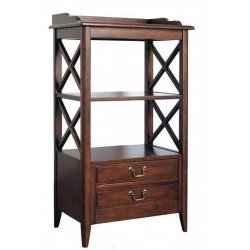 Eiffel Book Rack (light brown) (41H x 23W x 15D) by WAYBORN