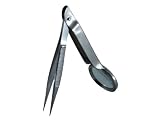 Magnifier Tweezers, 4X Power, 3.5 inch