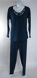 Oscar De La Renta Mosaic Jewels Cotton Jersey Pajamas 689764